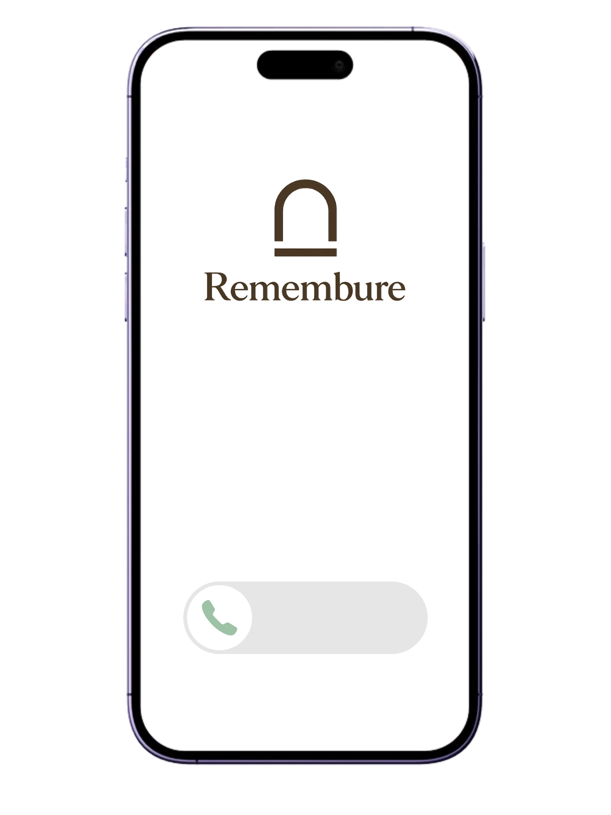 Incoming call from Remember on iPhone